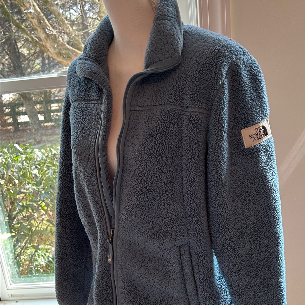 The North Face Women's Blue Teddy Jacket